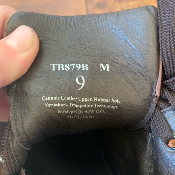 Gravity Defyer MENS brown leather shoes size 9 - Picture 5 of 6